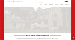 Desktop Screenshot of driscollcontracting.com